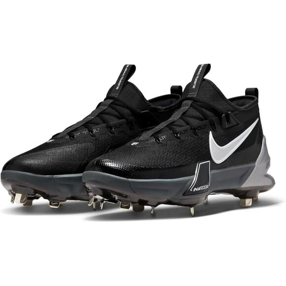 Nike Mens Force Zoom Trout 9 Elite Baseball Cleats FB2906-003 Black Size 8 - Picture 1 of 7